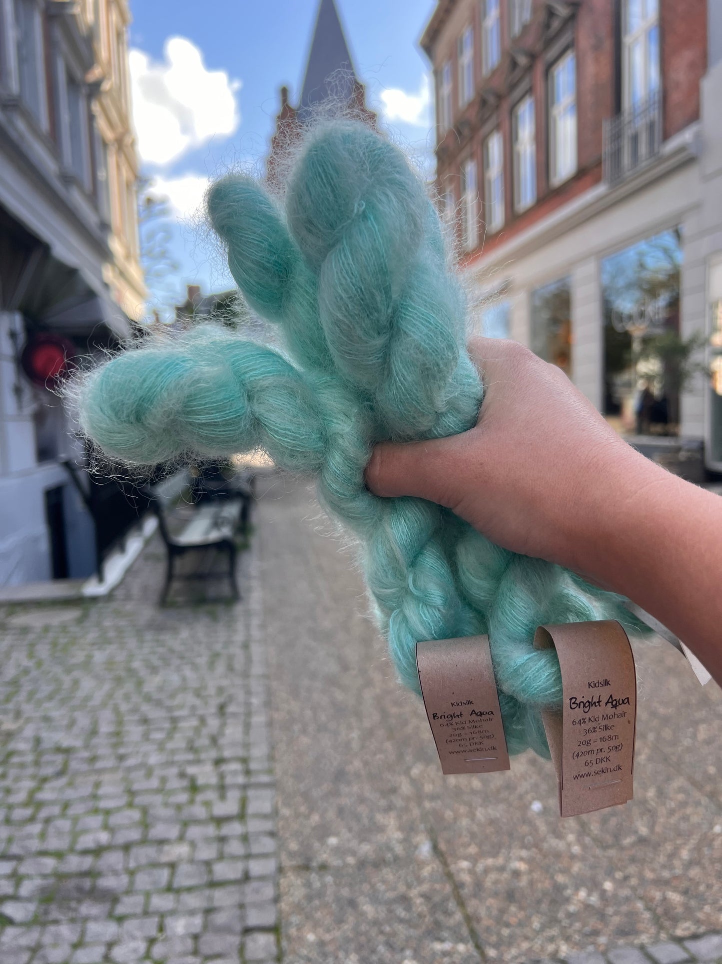 Sequin Basic Silk Mohair 20g - Bright Aqua