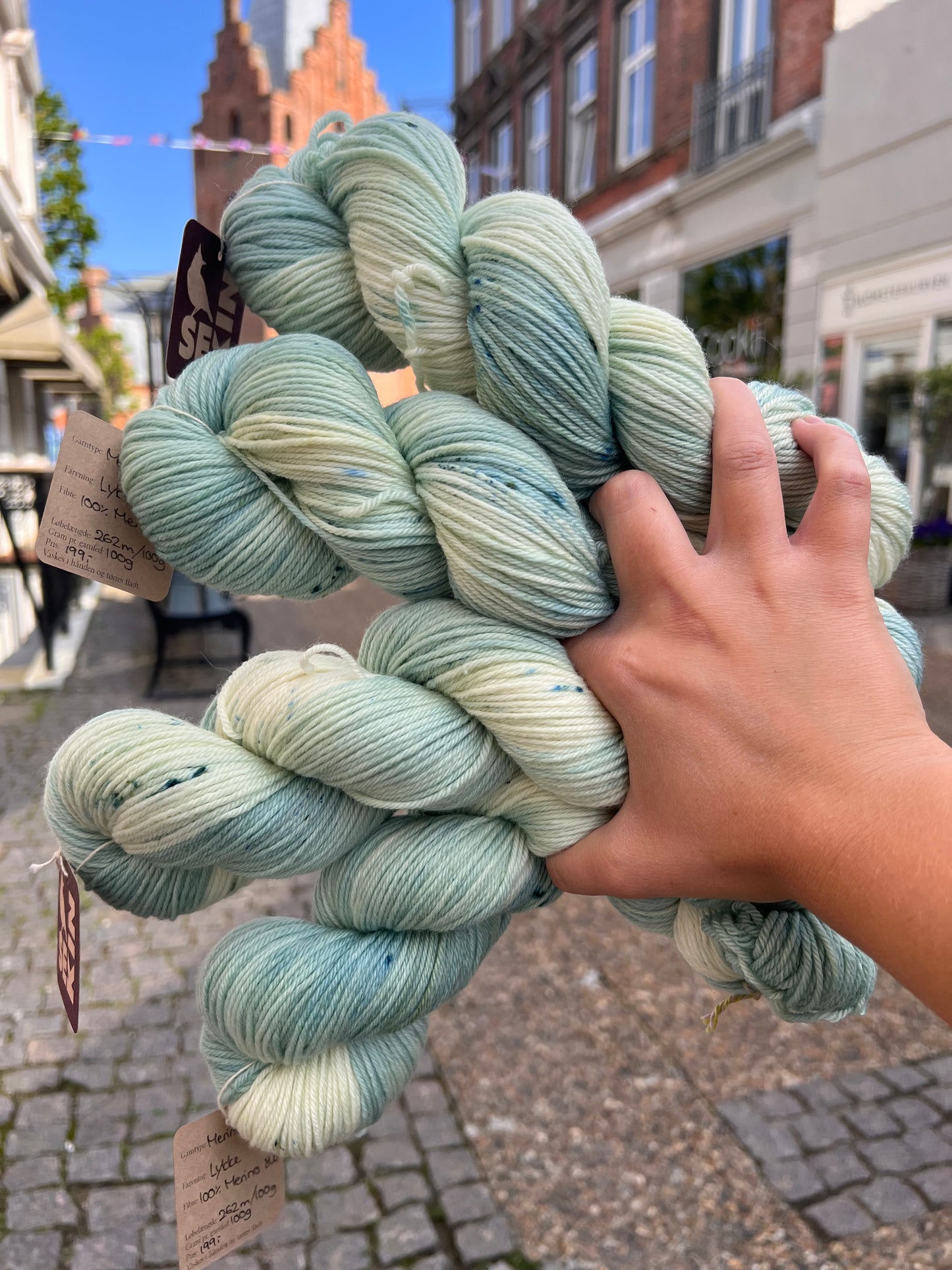 Sekin Håndfarvet Merino Sport 100g - Lykke