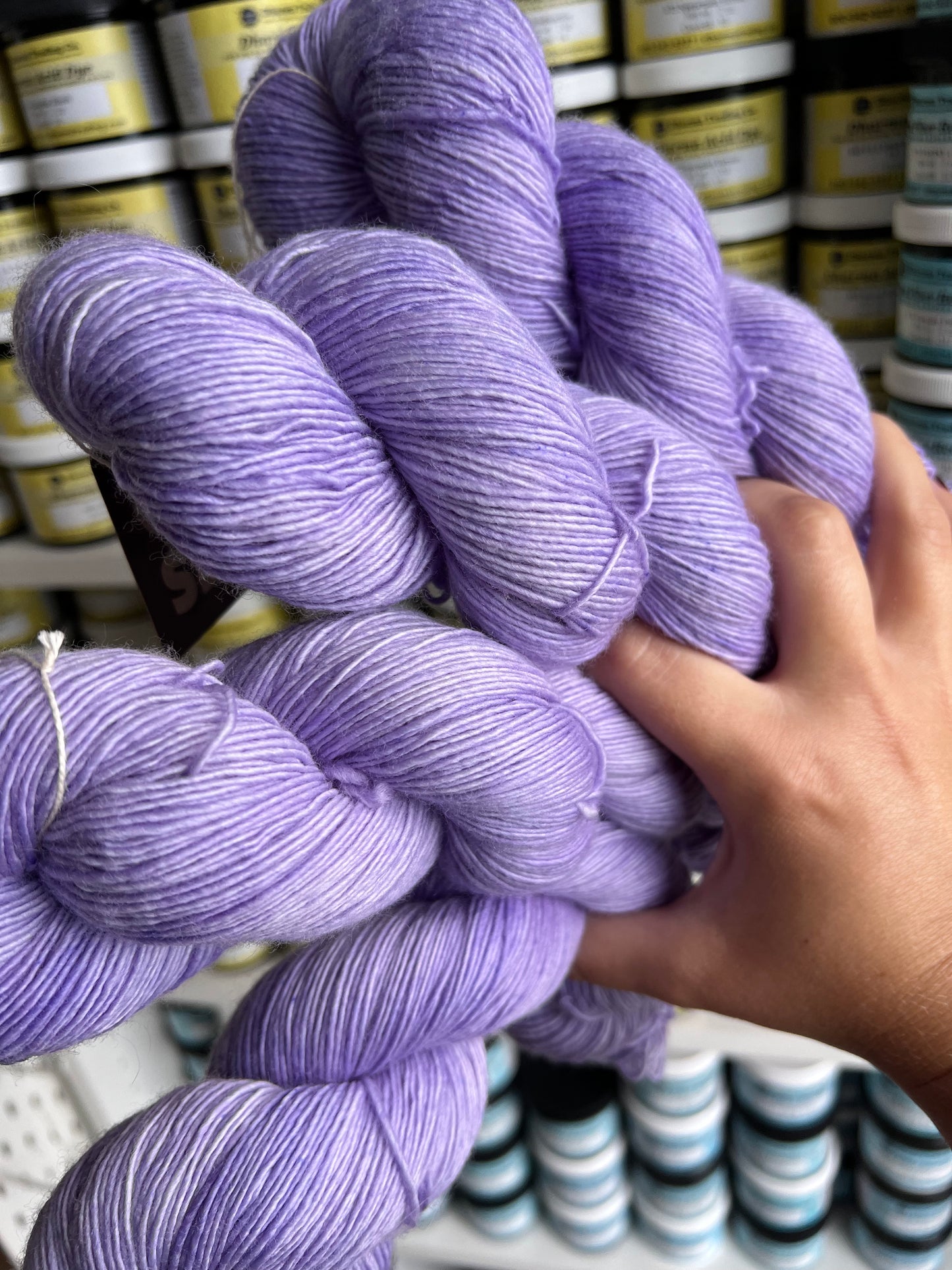 Sekin Håndfarvet Merino Single 100g - Purple Dreams