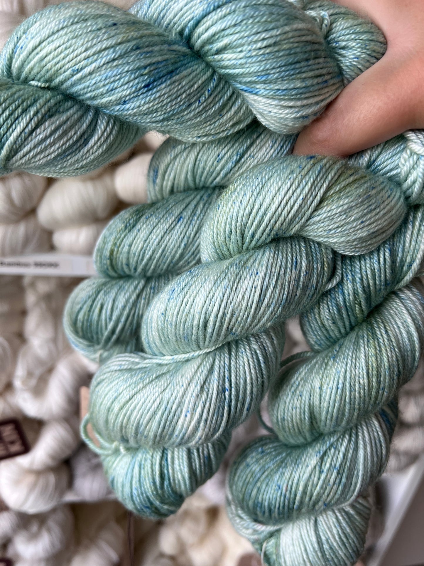 Sekin Håndfarvet Silky Sock DK 100g - "Cirkel”