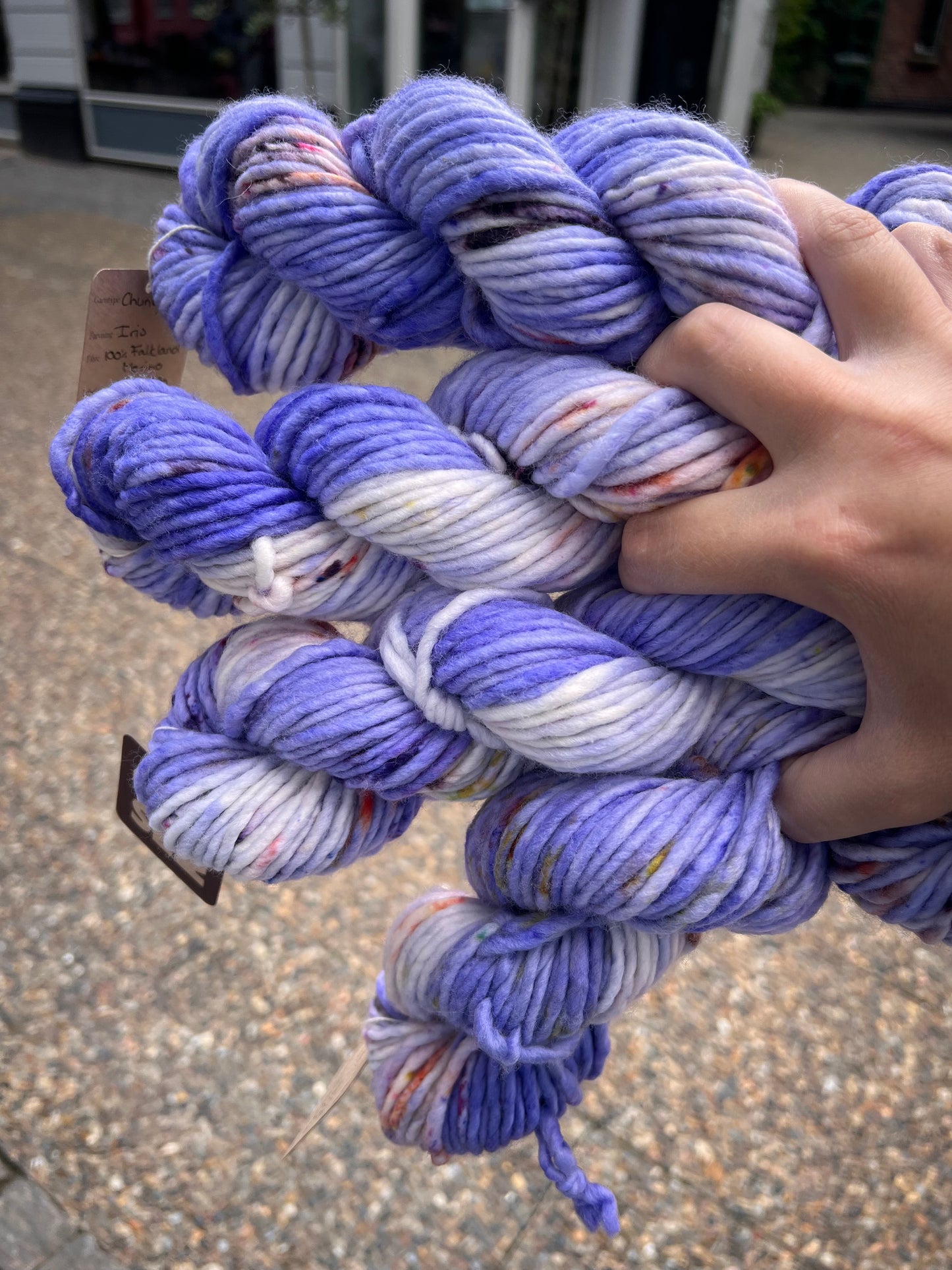 Sequin Hand Dyed Chunky Singles 100g - Iris