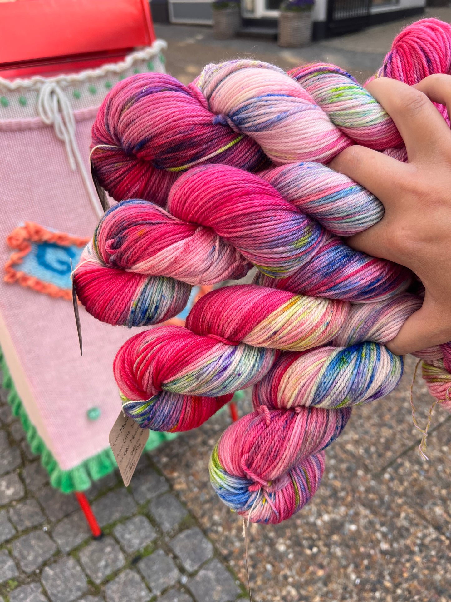 Sekin Håndfarvet Merino Sport 100g - Lille blomst