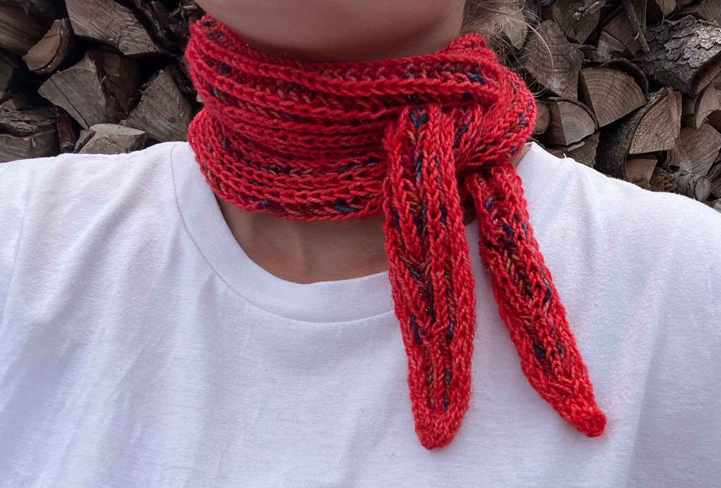 Sequin Knitting Pattern - Everyday Scarf