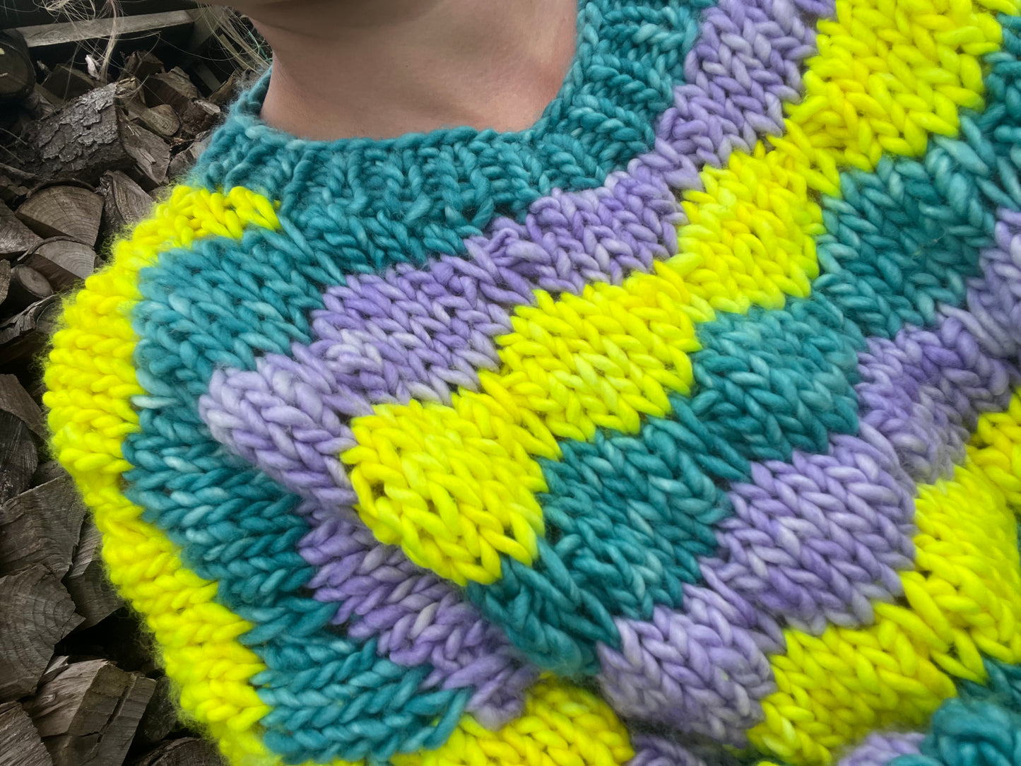 Sekin Strikkeopskrift - Wobbly Bobbly Sweater