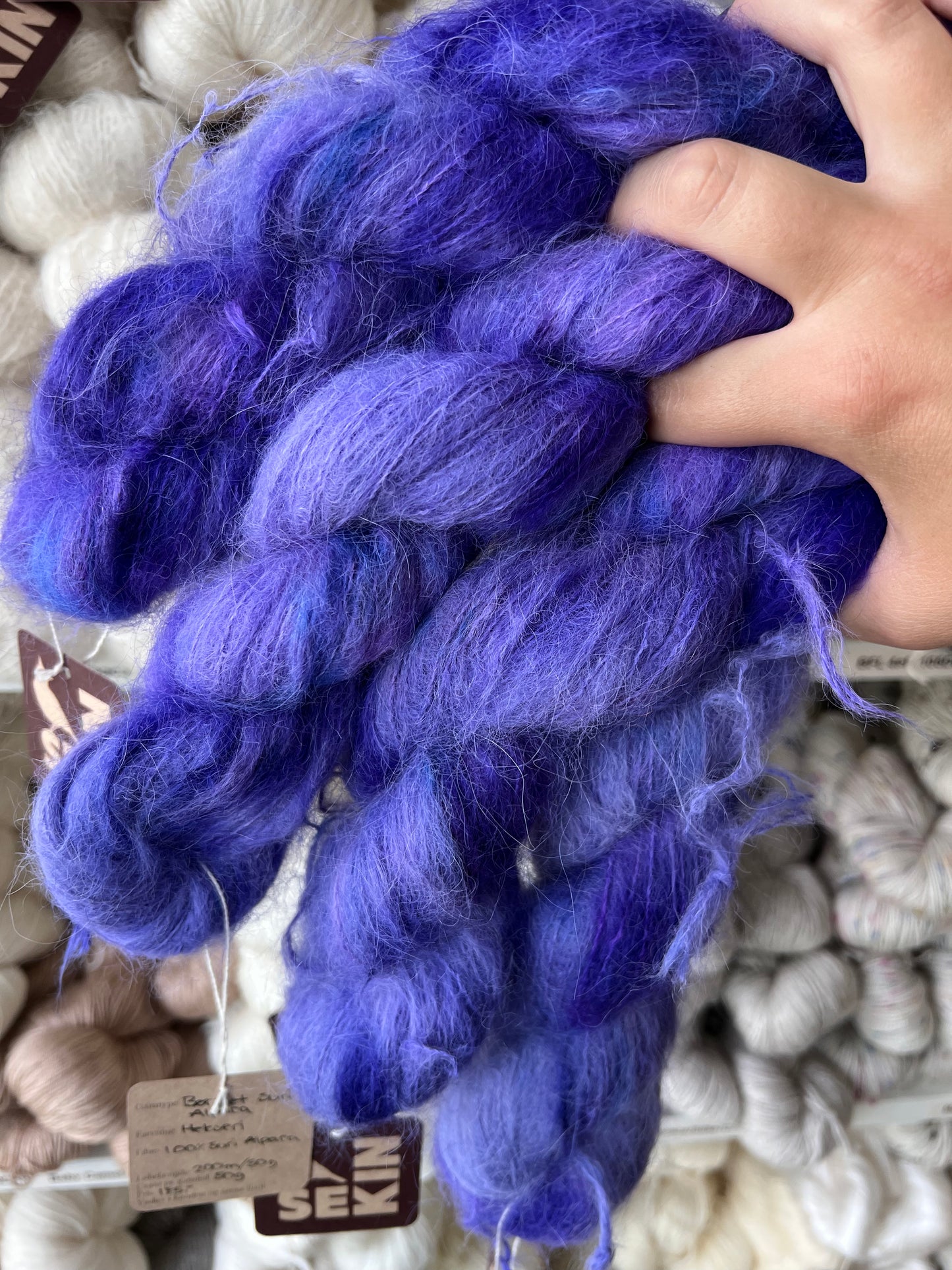 Sequin Hand-dyed Suri Alpaca 50g - Witchcraft