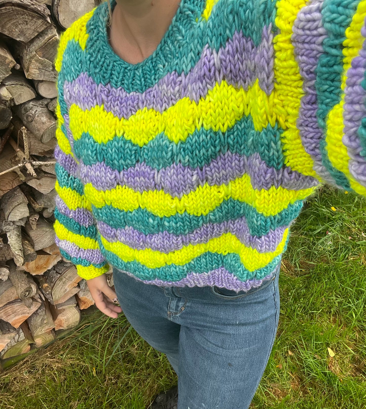 Sekin Strikkeopskrift - Wobbly Bobbly Sweater