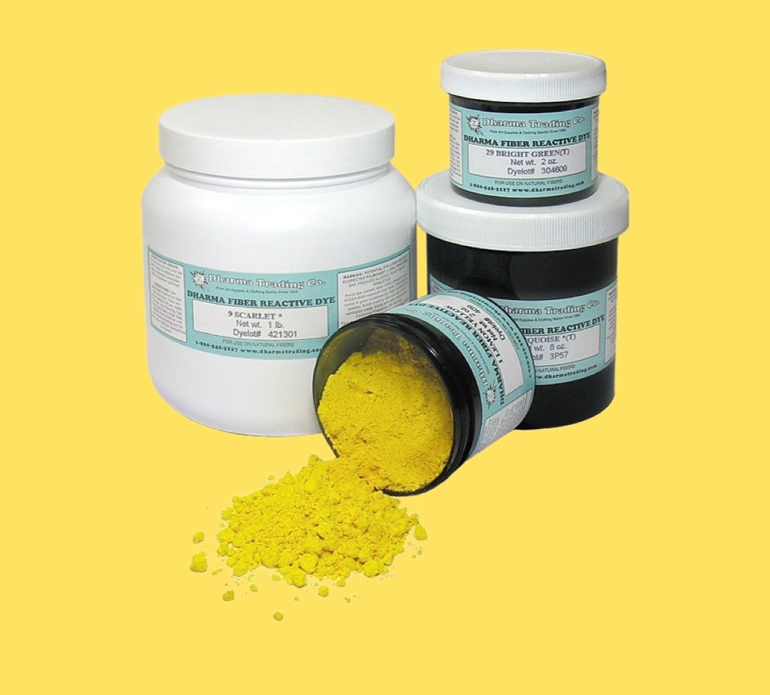 Dharma Fiber Reactive Dye - Gule nuancer Sekin