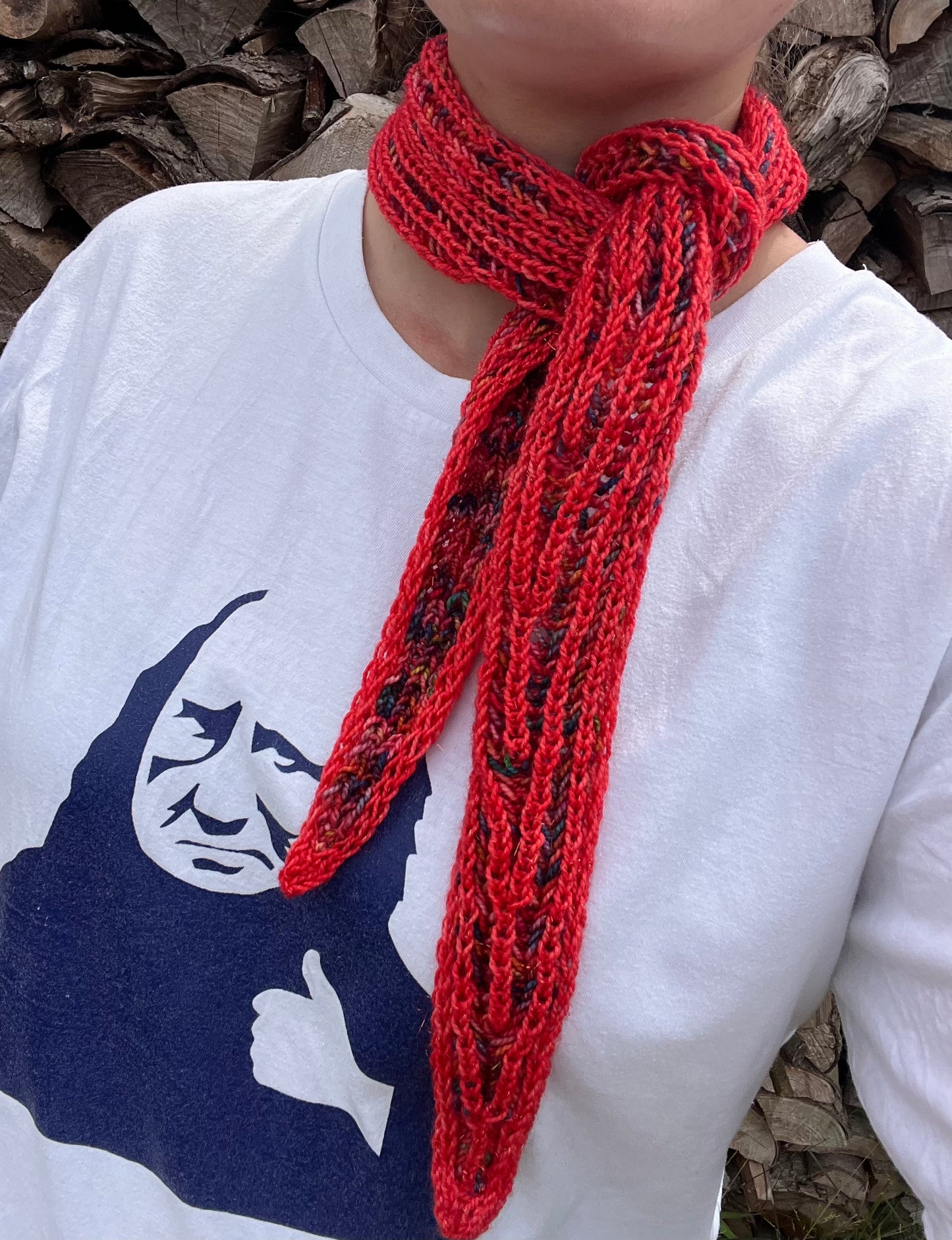 Sequin Knitting Pattern - Everyday Scarf