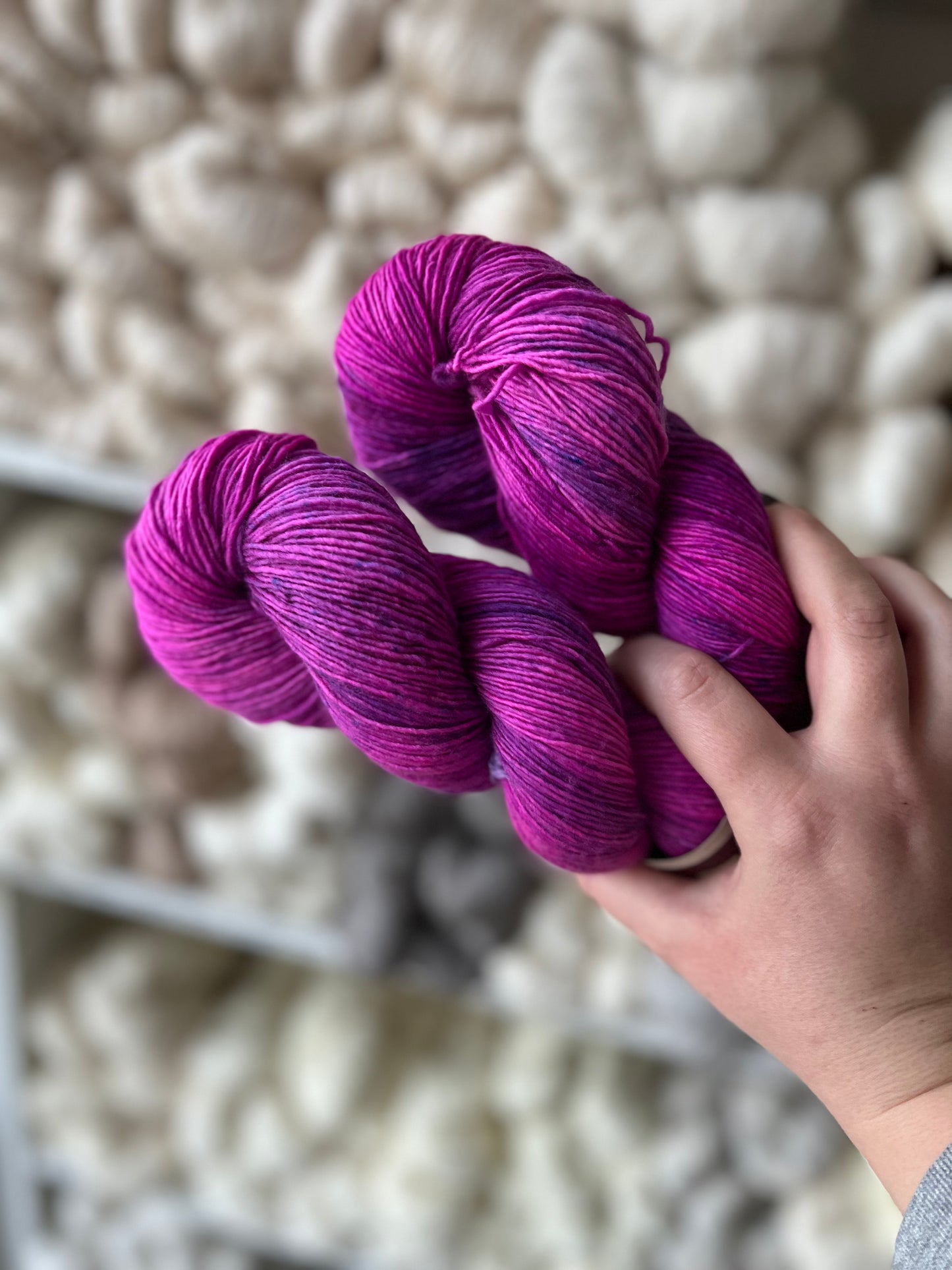 Sekin Håndfarvet Merino Single 100g - "Funky”