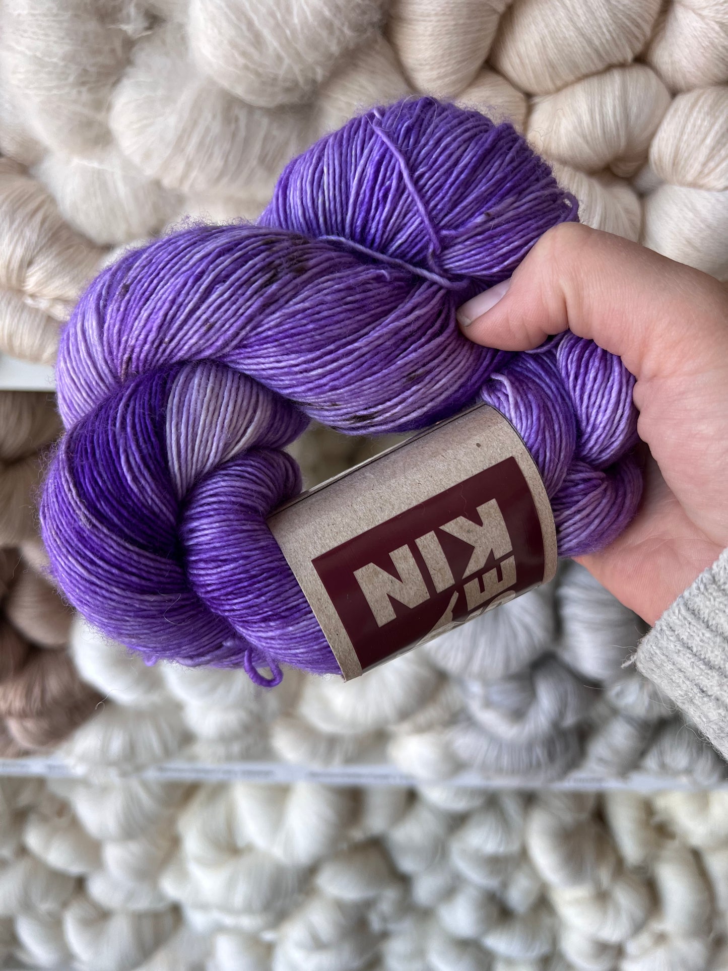 Sekin Håndfarvet Merino Single 100g - "Butterfly"