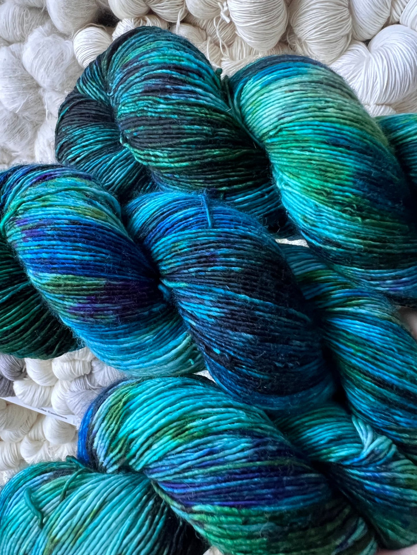 Sekin Håndfarvet Merino Single 100g - "Nightshade”