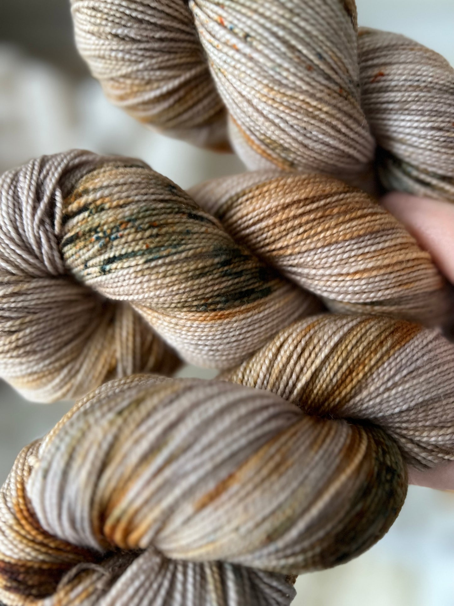 Sekin Håndfarvet Twisted Sock 100g - "Ørken"