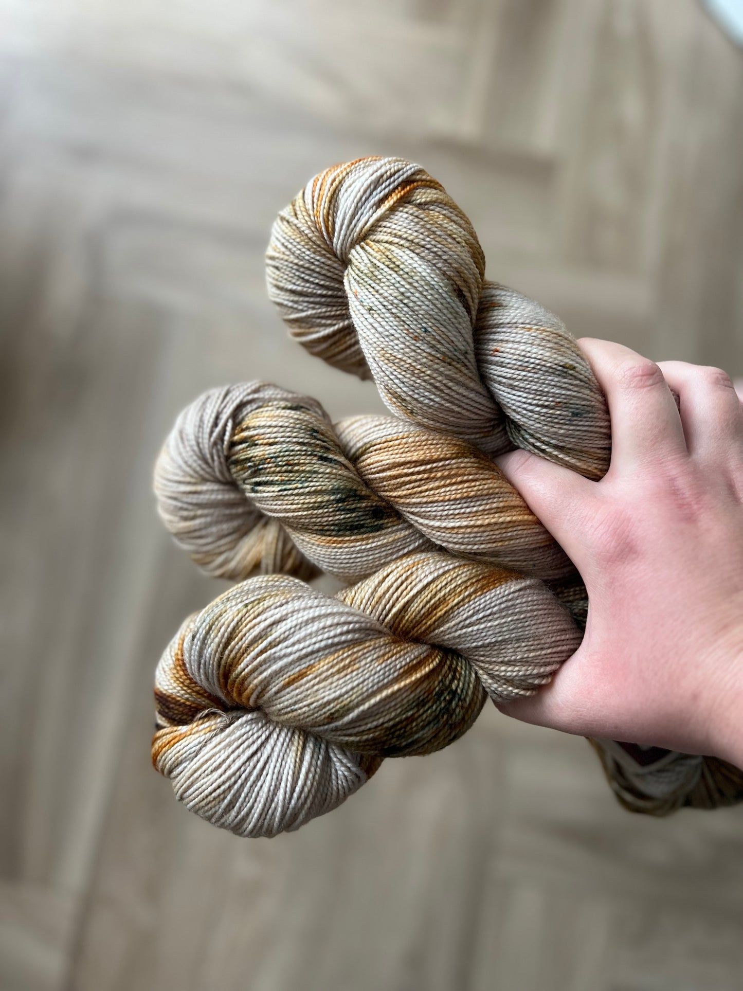 Sekin Håndfarvet Twisted Sock 100g - "Ørken"