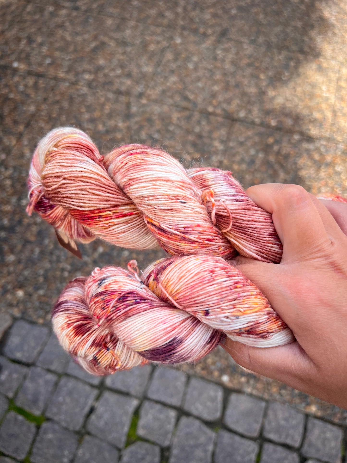 Sekin Håndfarvet Merino Single 100g - "Antique Garden"