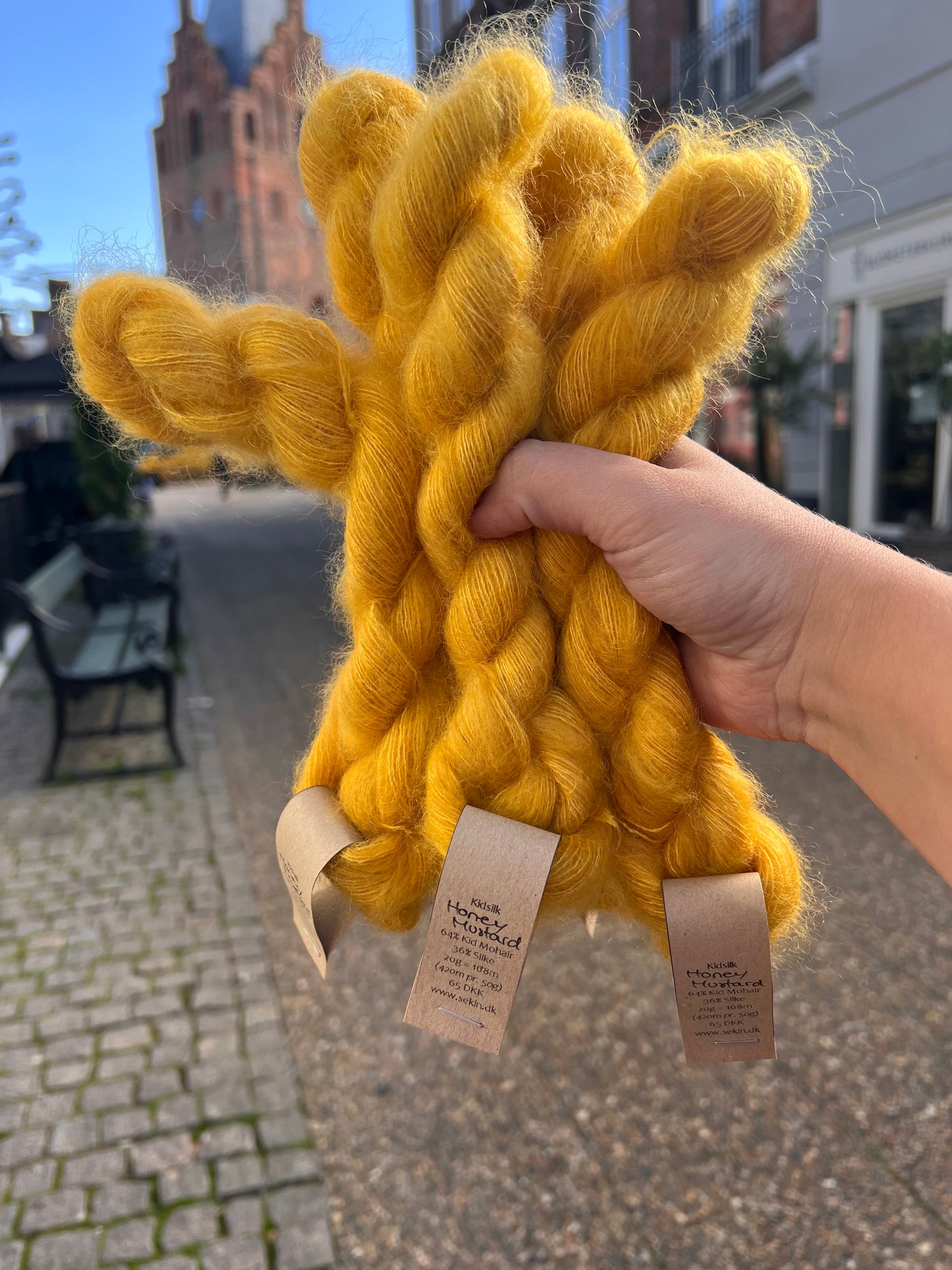 Sekin Basic Silke Mohair 20g - Honey Mustard