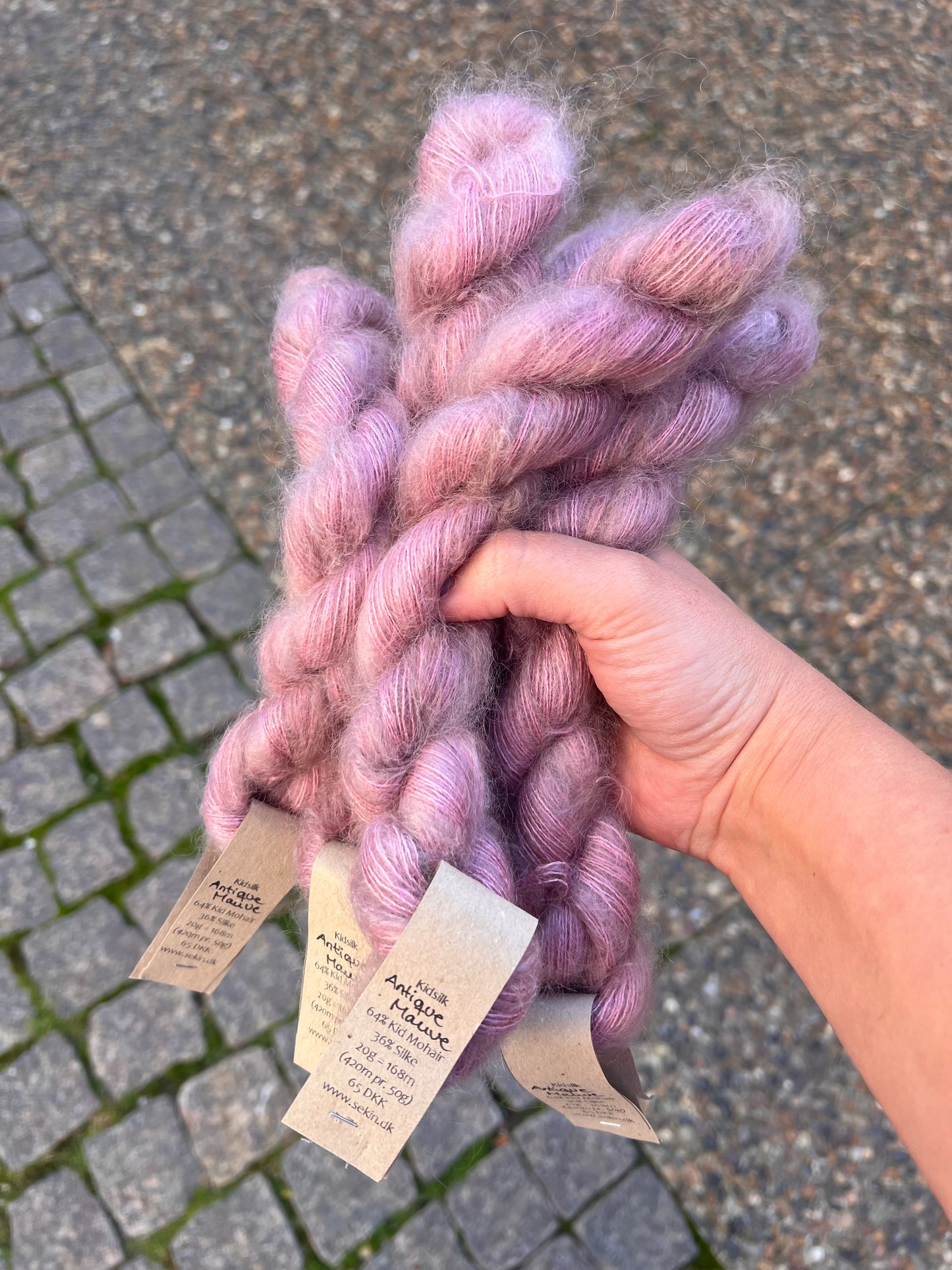 Sekin Basic Silke Mohair 20g - Antique Mauve