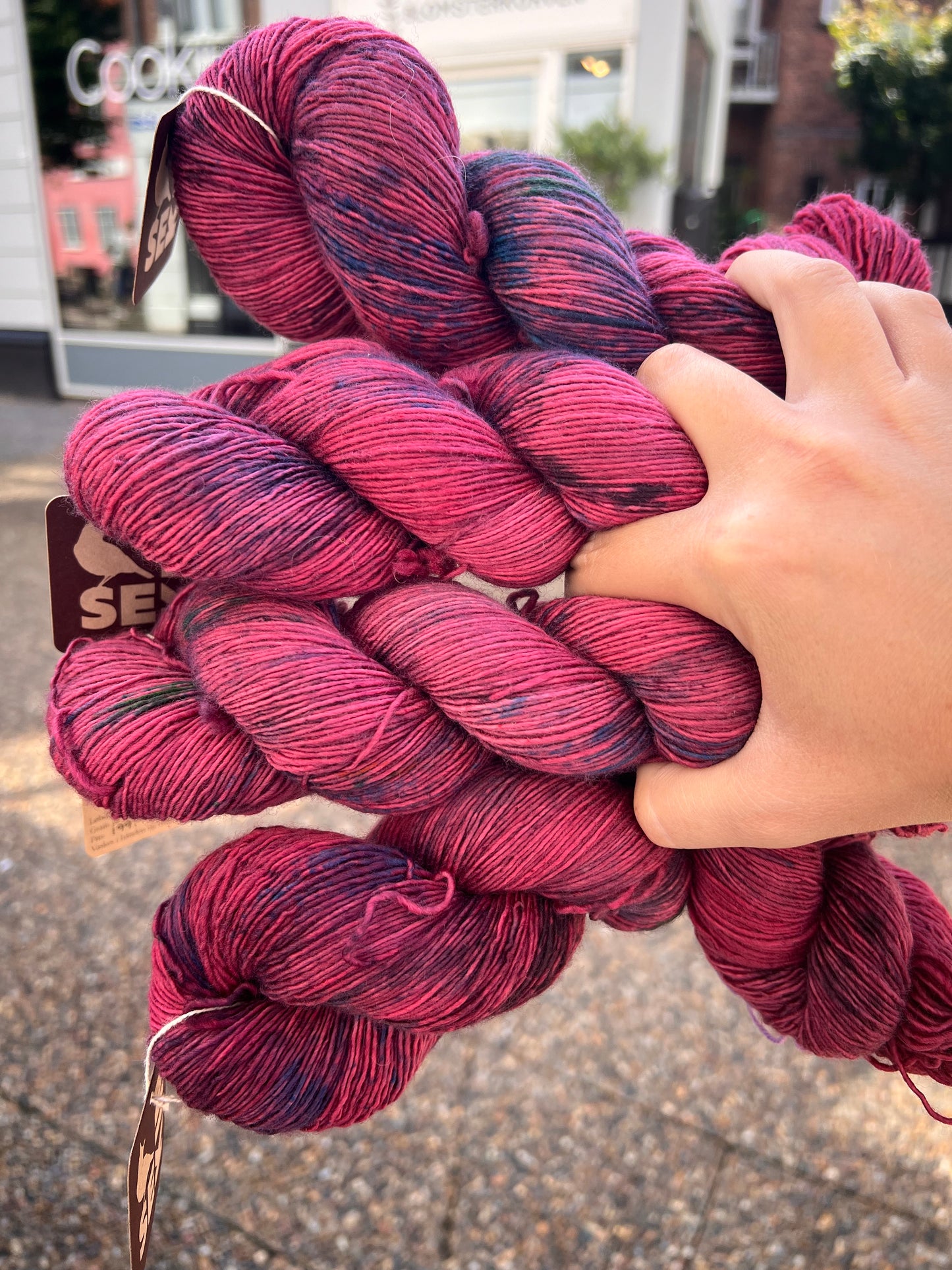 Sekin Håndfarvet Merino Single 100g - "Mars”