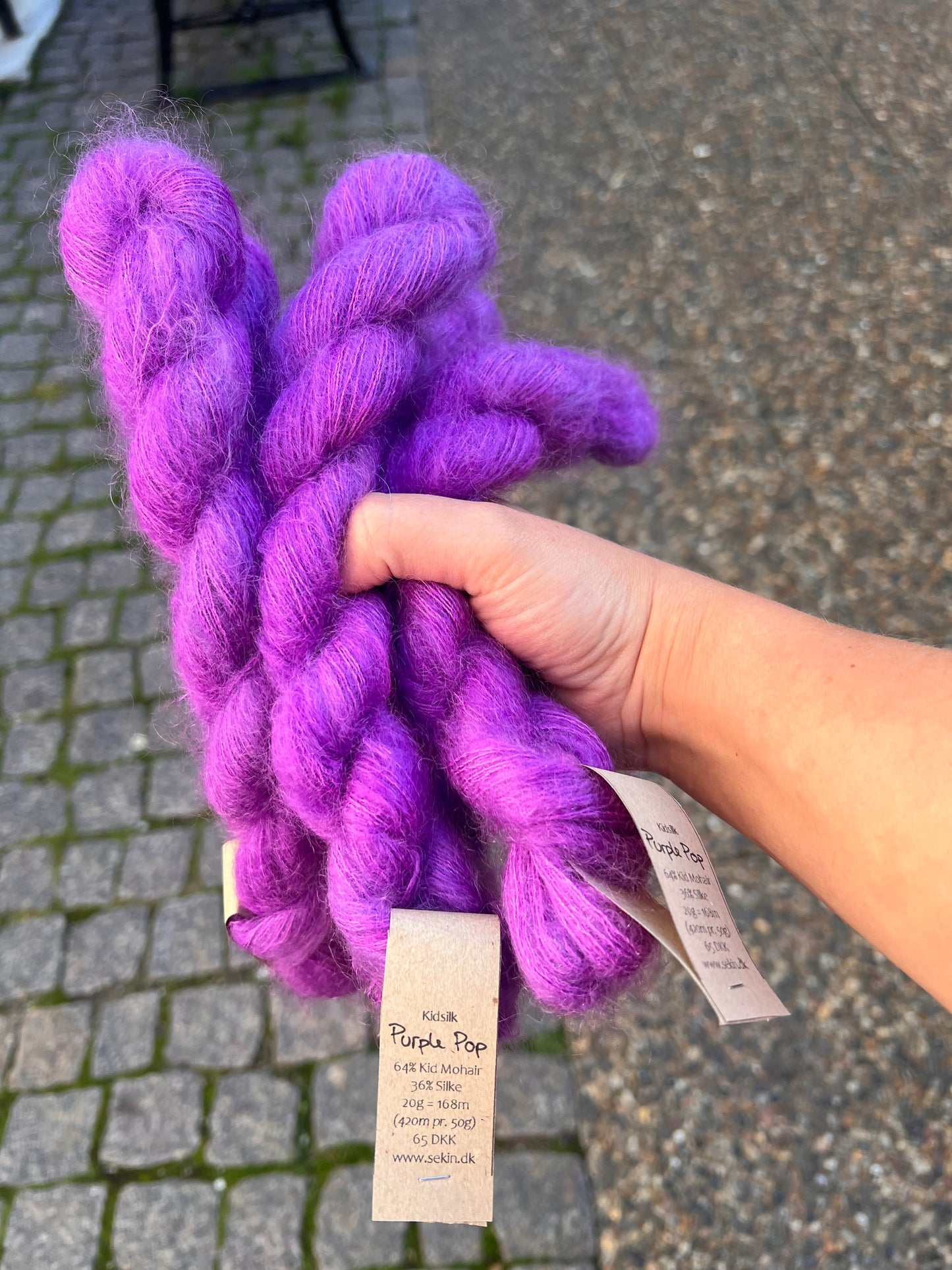 Sekin Basic Silke Mohair 20g - Purple Pop