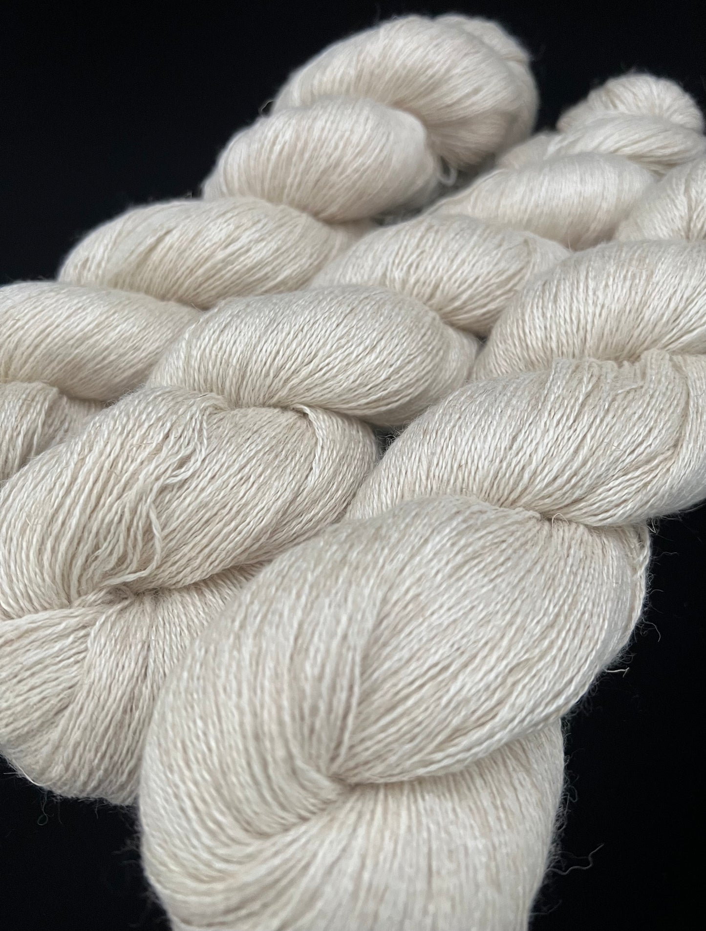 Baby Alpaca/Silke/hør Lace 100g - 16/2nm