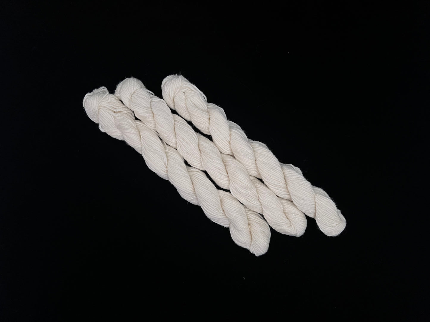 Twisted Sock Mini m. Sølvglitter 20g - 8/2nm